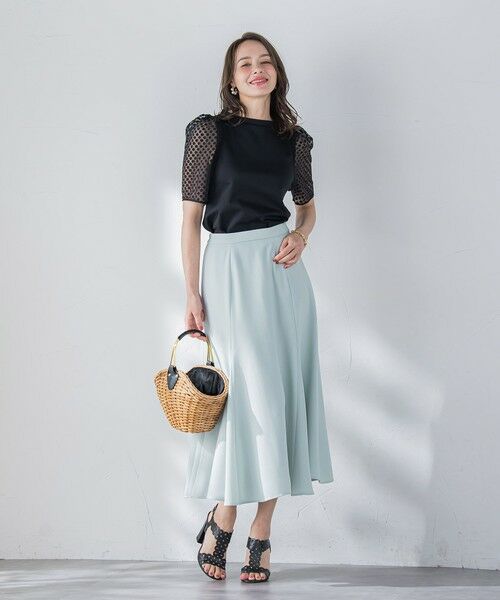 Viaggio Blu / ビアッジョブルー シャツ・ブラウス | オパールドットカットソー≪手洗い可能≫ | 詳細12