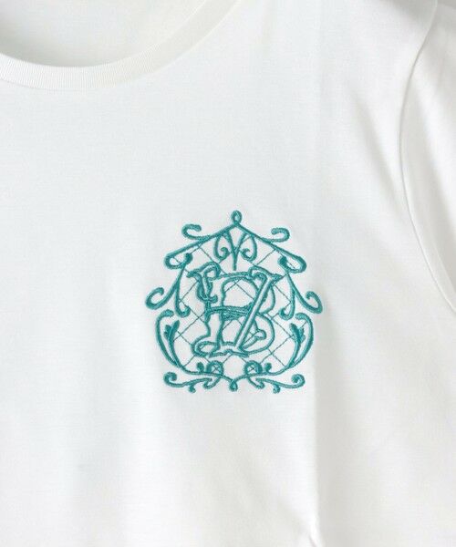 Viaggio Blu / ビアッジョブルー カットソー | 【WEB限定】35th Anniversaryロゴ刺繍Tシャツ≪洗濯機で洗える≫ | 詳細19