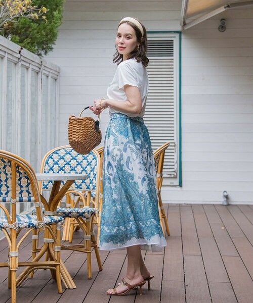 Viaggio Blu / ビアッジョブルー カットソー | 【WEB限定】35th Anniversaryロゴ刺繍Tシャツ≪洗濯機で洗える≫ | 詳細5