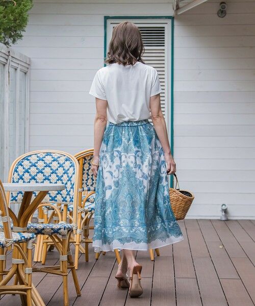 Viaggio Blu / ビアッジョブルー カットソー | 【WEB限定】35th Anniversaryロゴ刺繍Tシャツ≪洗濯機で洗える≫ | 詳細6