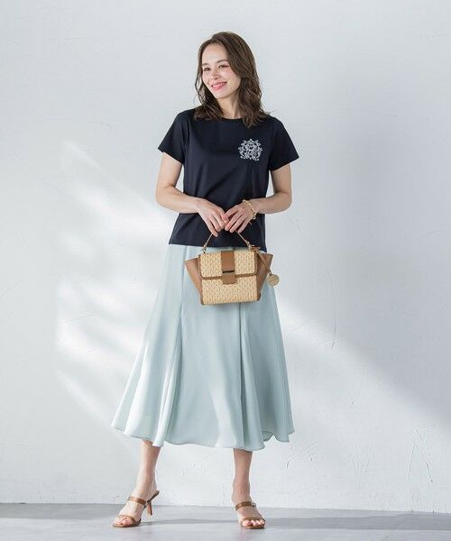 Viaggio Blu / ビアッジョブルー カットソー | 【WEB限定】35th Anniversaryロゴ刺繍Tシャツ≪洗濯機で洗える≫ | 詳細30