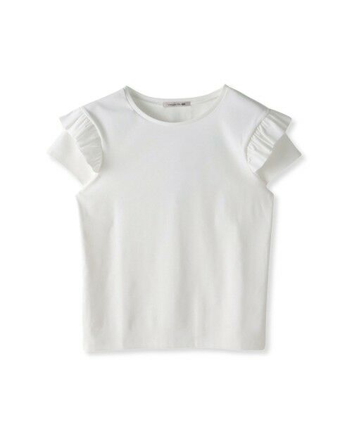 Viaggio Blu / ビアッジョブルー カットソー | 【WEB限定】袖フリルカットソー≪洗濯機で洗える≫ | 詳細1