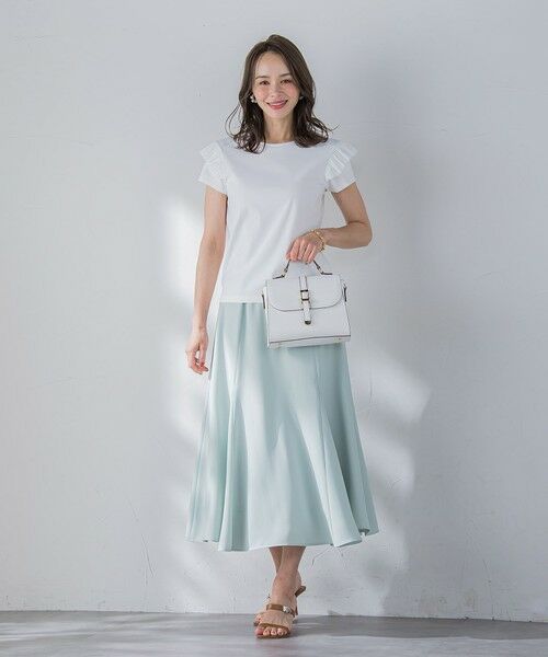 Viaggio Blu / ビアッジョブルー カットソー | 【WEB限定】袖フリルカットソー≪洗濯機で洗える≫ | 詳細6