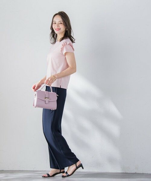 Viaggio Blu / ビアッジョブルー カットソー | 【WEB限定】袖フリルカットソー≪洗濯機で洗える≫ | 詳細19