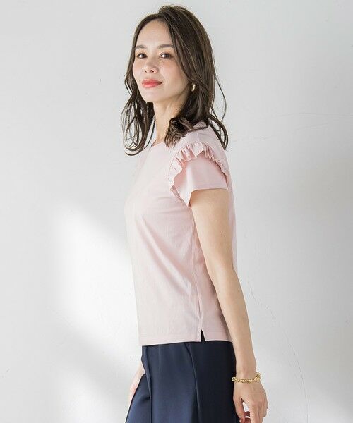 Viaggio Blu / ビアッジョブルー カットソー | 【WEB限定】袖フリルカットソー≪洗濯機で洗える≫ | 詳細23