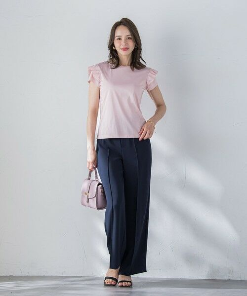 Viaggio Blu / ビアッジョブルー カットソー | 【WEB限定】袖フリルカットソー≪洗濯機で洗える≫ | 詳細26