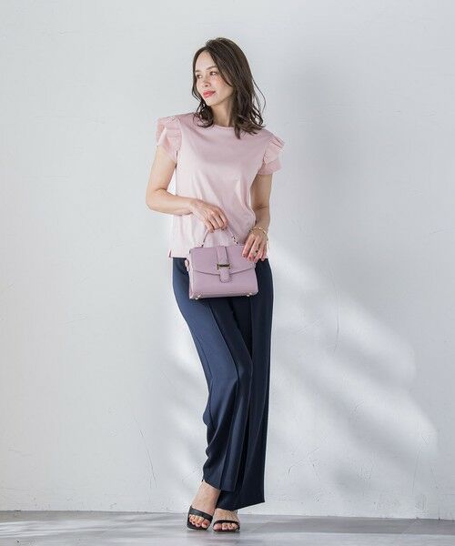 Viaggio Blu / ビアッジョブルー カットソー | 【WEB限定】袖フリルカットソー≪洗濯機で洗える≫ | 詳細27