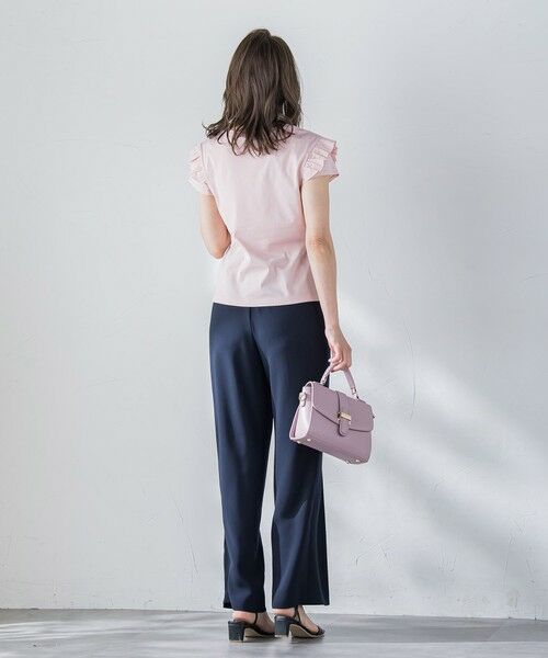 Viaggio Blu / ビアッジョブルー カットソー | 【WEB限定】袖フリルカットソー≪洗濯機で洗える≫ | 詳細29