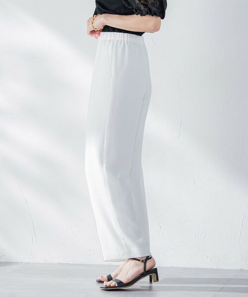 Viaggio Blu / ビアッジョブルー その他パンツ | 【新色追加】接触冷感2WAYストレッチワイドパンツ≪洗濯機で洗える≫ | 詳細1