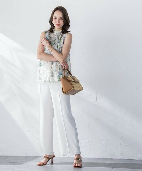 Viaggio Blu / ビアッジョブルー その他パンツ | 【新色追加】接触冷感2WAYストレッチワイドパンツ≪洗濯機で洗える≫ | 詳細11