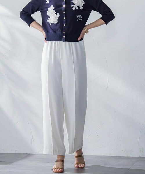 Viaggio Blu / ビアッジョブルー その他パンツ | 【新色追加】接触冷感2WAYストレッチワイドパンツ≪洗濯機で洗える≫ | 詳細12