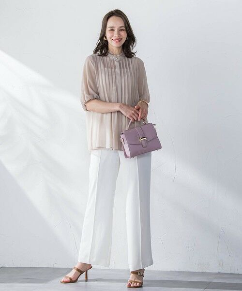 Viaggio Blu / ビアッジョブルー その他パンツ | 【新色追加】接触冷感2WAYストレッチワイドパンツ≪洗濯機で洗える≫ | 詳細14