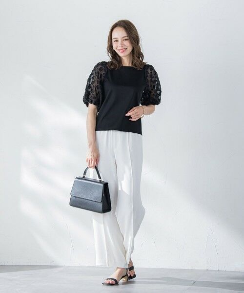 Viaggio Blu / ビアッジョブルー その他パンツ | 【新色追加】接触冷感2WAYストレッチワイドパンツ≪洗濯機で洗える≫ | 詳細3