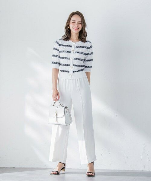 Viaggio Blu / ビアッジョブルー その他パンツ | 【新色追加】接触冷感2WAYストレッチワイドパンツ≪洗濯機で洗える≫ | 詳細5