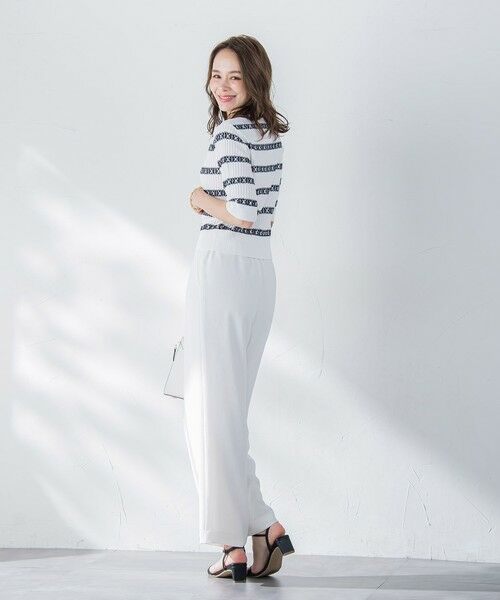 Viaggio Blu / ビアッジョブルー その他パンツ | 【新色追加】接触冷感2WAYストレッチワイドパンツ≪洗濯機で洗える≫ | 詳細6