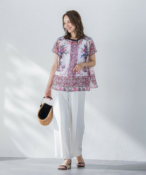 Viaggio Blu / ビアッジョブルー その他パンツ | 【新色追加】接触冷感2WAYストレッチワイドパンツ≪洗濯機で洗える≫ | 詳細9