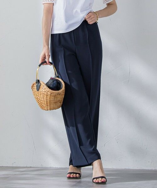 Viaggio Blu / ビアッジョブルー その他パンツ | 【新色追加】接触冷感2WAYストレッチワイドパンツ≪洗濯機で洗える≫ | 詳細20