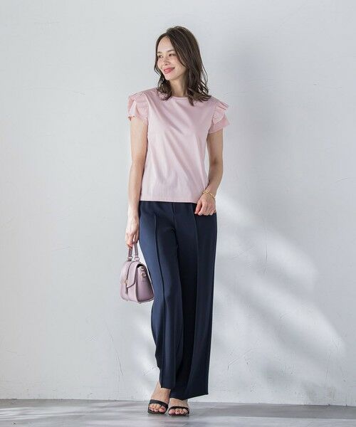 Viaggio Blu / ビアッジョブルー その他パンツ | 【新色追加】接触冷感2WAYストレッチワイドパンツ≪洗濯機で洗える≫ | 詳細29