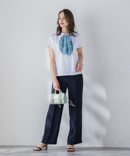 Viaggio Blu / ビアッジョブルー その他パンツ | 【新色追加】接触冷感2WAYストレッチワイドパンツ≪洗濯機で洗える≫ | 詳細30