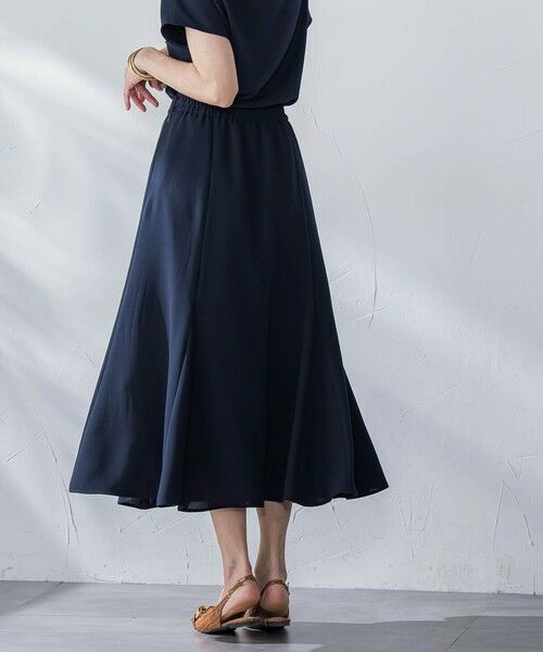 Viaggio Blu / ビアッジョブルー ミニ・ひざ丈スカート | 接触冷感2WAYストレッチマーメイドスカート≪洗濯機で洗える≫ | 詳細22