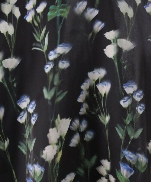 Viaggio Blu / ビアッジョブルー ミニ・ひざ丈スカート | リシアンサスプリントスカート≪洗濯機で洗える≫ | 詳細15