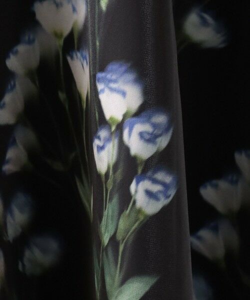 Viaggio Blu / ビアッジョブルー ミニ・ひざ丈スカート | リシアンサスプリントスカート≪洗濯機で洗える≫ | 詳細18