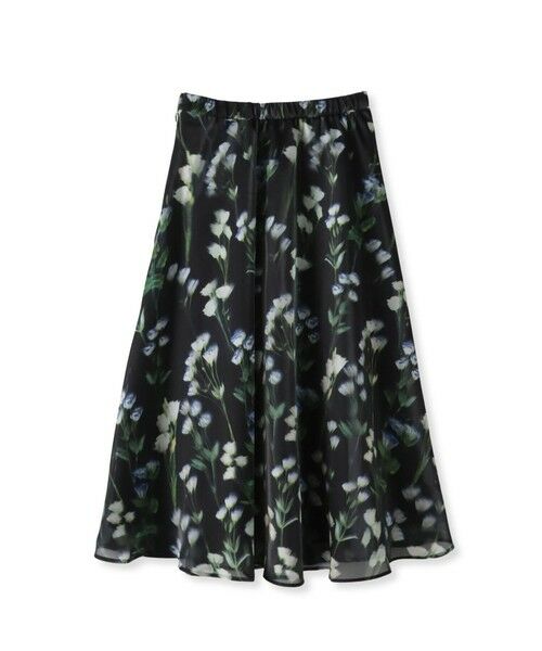 Viaggio Blu / ビアッジョブルー ミニ・ひざ丈スカート | リシアンサスプリントスカート≪洗濯機で洗える≫ | 詳細19