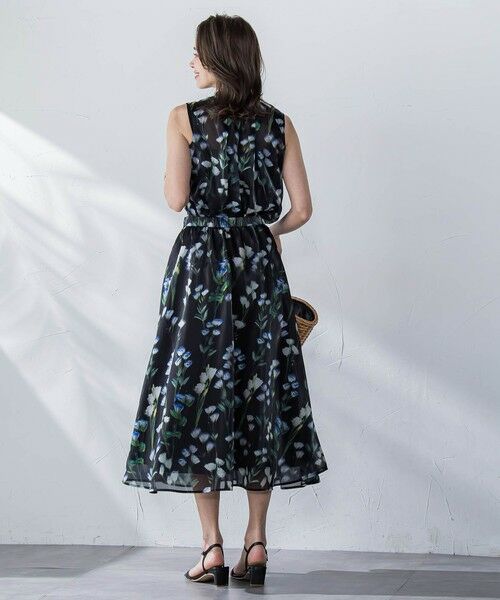 Viaggio Blu / ビアッジョブルー ミニ・ひざ丈スカート | リシアンサスプリントスカート≪洗濯機で洗える≫ | 詳細8