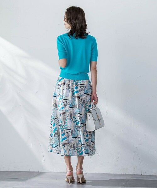 Viaggio Blu / ビアッジョブルー ニット・セーター | ドライタッチハーフスリーブプルオーバー≪手洗い可能≫ | 詳細19