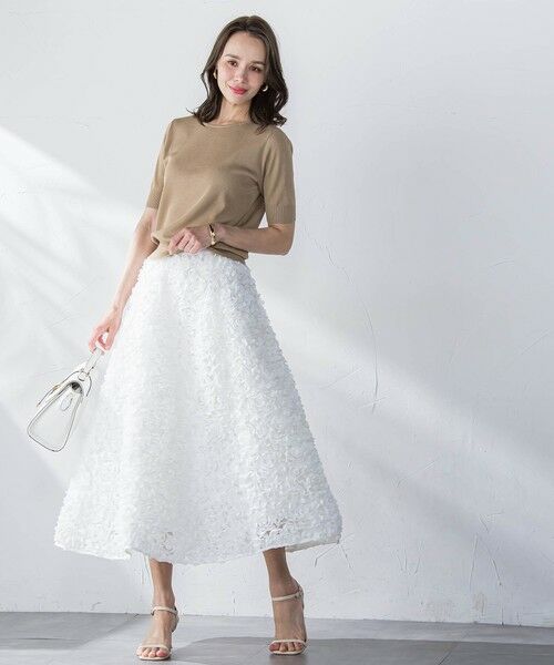 Viaggio Blu / ビアッジョブルー ニット・セーター | ドライタッチハーフスリーブプルオーバー≪手洗い可能≫ | 詳細26