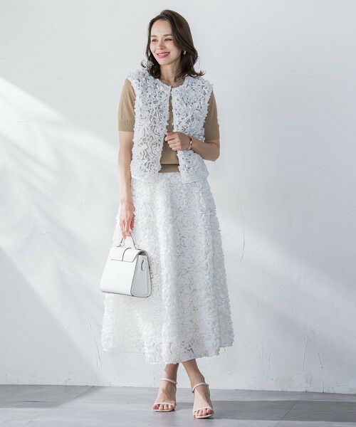 Viaggio Blu / ビアッジョブルー ニット・セーター | ドライタッチハーフスリーブプルオーバー≪手洗い可能≫ | 詳細29