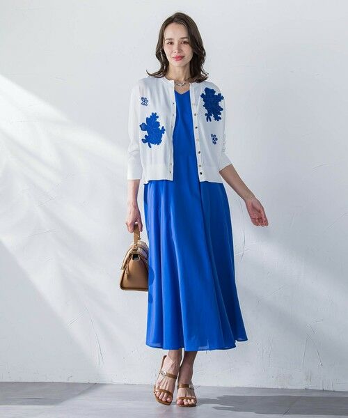 Viaggio Blu / ビアッジョブルー ニット・セーター | フラワー刺繍カーディガン≪手洗い可能≫ | 詳細23