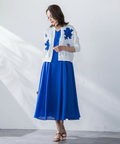 Viaggio Blu / ビアッジョブルー ニット・セーター | フラワー刺繍カーディガン≪手洗い可能≫ | 詳細24