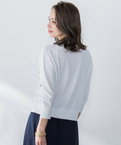 Viaggio Blu / ビアッジョブルー ニット・セーター | フラワー刺繍カーディガン≪手洗い可能≫ | 詳細28