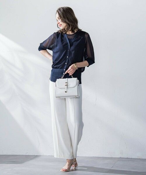 Viaggio Blu / ビアッジョブルー カーディガン・ボレロ | ラメニットカーディガン | 詳細5