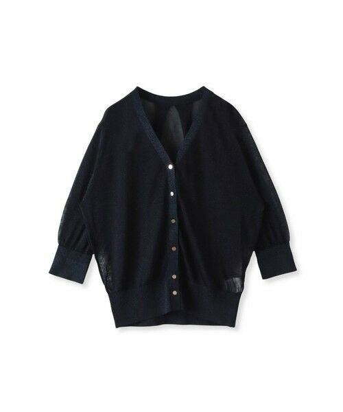 Viaggio Blu / ビアッジョブルー カーディガン・ボレロ | ラメニットカーディガン | 詳細6