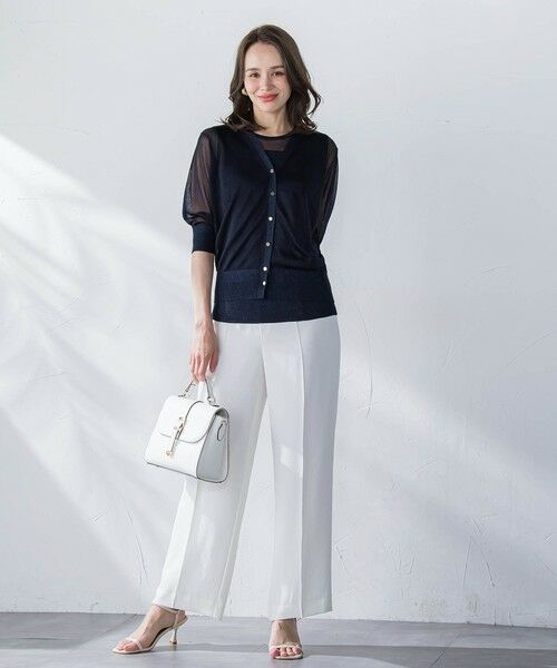 Viaggio Blu / ビアッジョブルー カーディガン・ボレロ | ラメニットカーディガン | 詳細3