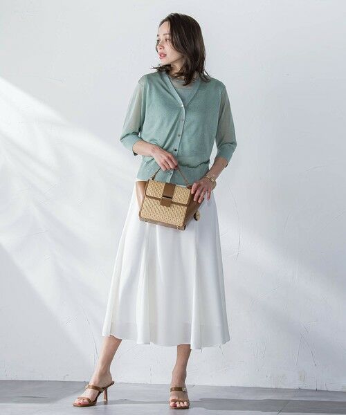 Viaggio Blu / ビアッジョブルー カーディガン・ボレロ | ラメニットカーディガン | 詳細9