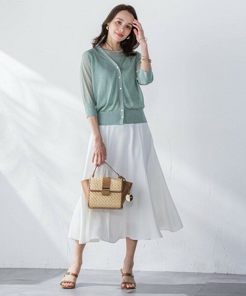 Viaggio Blu / ビアッジョブルー カーディガン・ボレロ | ラメニットカーディガン | 詳細10