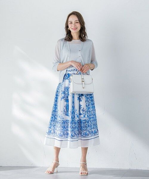 Viaggio Blu / ビアッジョブルー カーディガン・ボレロ | ラメニットカーディガン | 詳細14