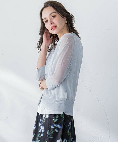 Viaggio Blu / ビアッジョブルー カーディガン・ボレロ | ラメニットカーディガン | 詳細19