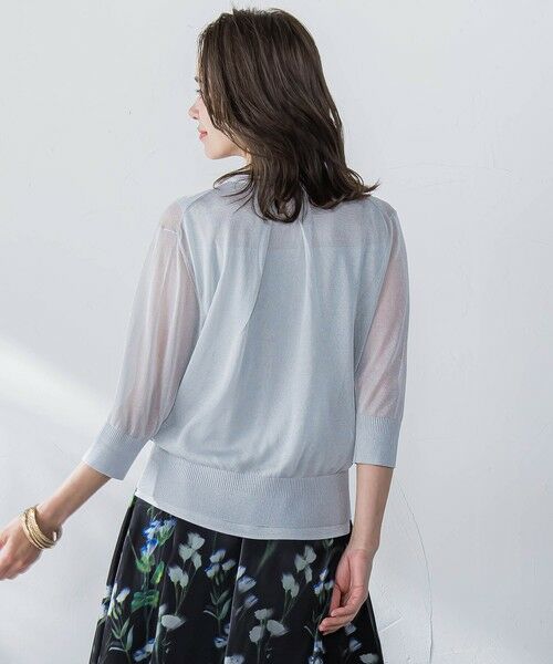 Viaggio Blu / ビアッジョブルー カーディガン・ボレロ | ラメニットカーディガン | 詳細20