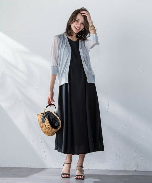 Viaggio Blu / ビアッジョブルー カーディガン・ボレロ | ラメニットカーディガン | 詳細24