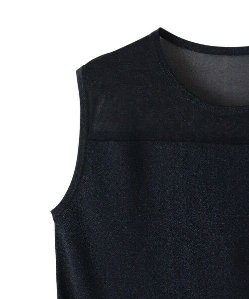 Viaggio Blu / ビアッジョブルー ニット・セーター | ラメノースリーブニット | 詳細9