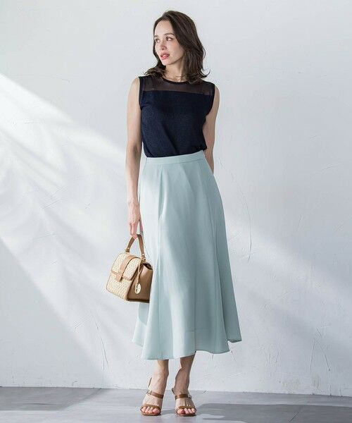 Viaggio Blu / ビアッジョブルー ニット・セーター | ラメノースリーブニット | 詳細3