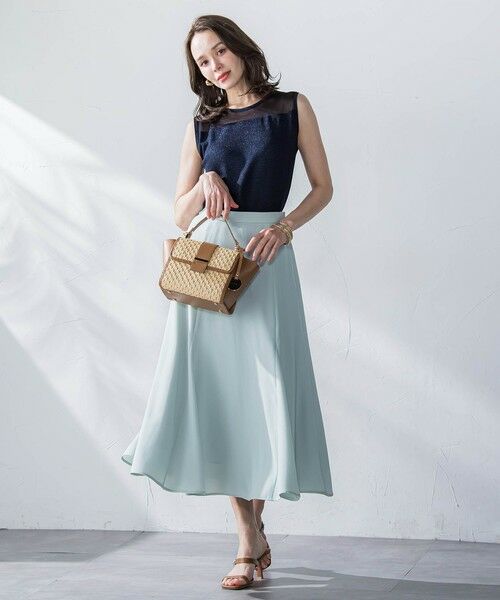 Viaggio Blu / ビアッジョブルー ニット・セーター | ラメノースリーブニット | 詳細4