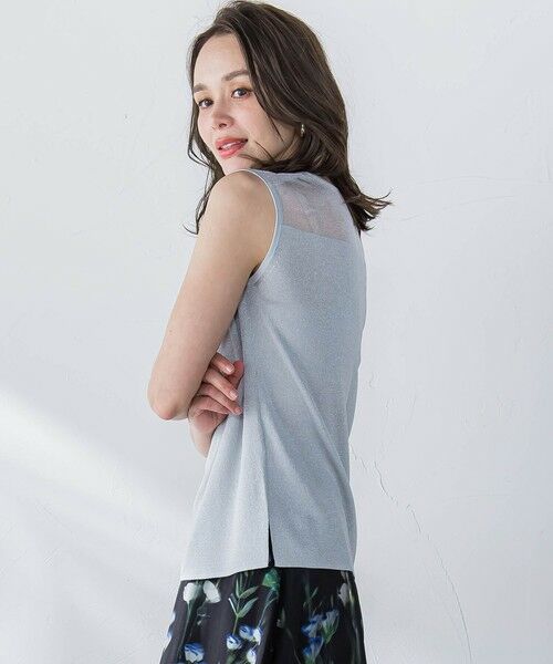 Viaggio Blu / ビアッジョブルー ニット・セーター | ラメノースリーブニット | 詳細20