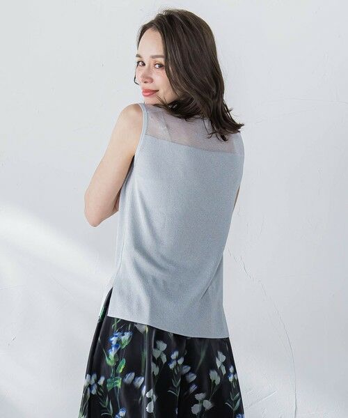 Viaggio Blu / ビアッジョブルー ニット・セーター | ラメノースリーブニット | 詳細21