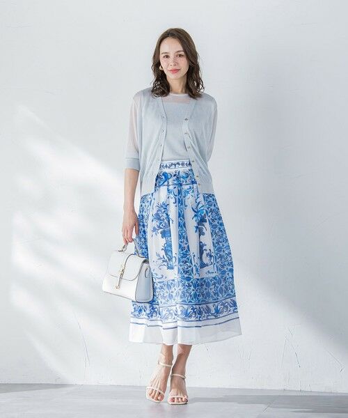 Viaggio Blu / ビアッジョブルー ニット・セーター | ラメノースリーブニット | 詳細26