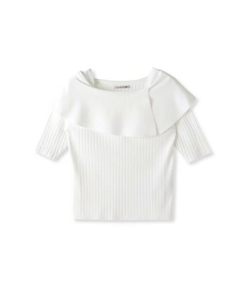 Viaggio Blu / ビアッジョブルー ニット・セーター | オフショルダーリブニット≪手洗い可能≫ | 詳細1